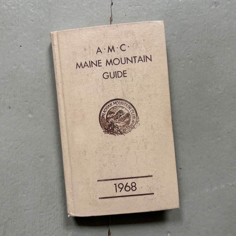 1968 AMC Maine Mountain Guide Appalachian Mountain Club Katahdin Mount Desert ME